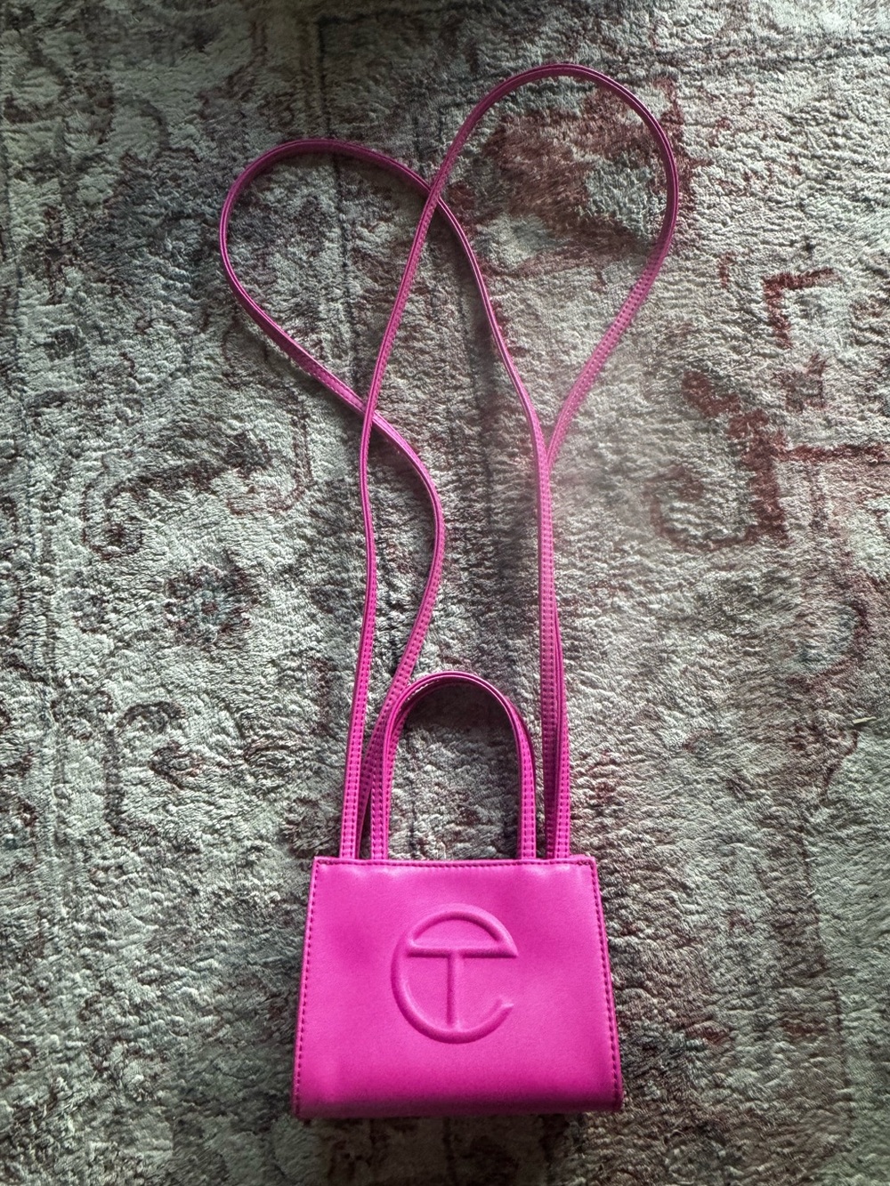 Telfar small shopping bag with Embossed Logo